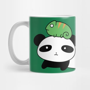 Panda and Little Chameleon Mug